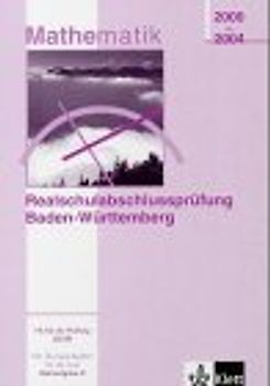 Realschulabschlussprüfung Mathematik