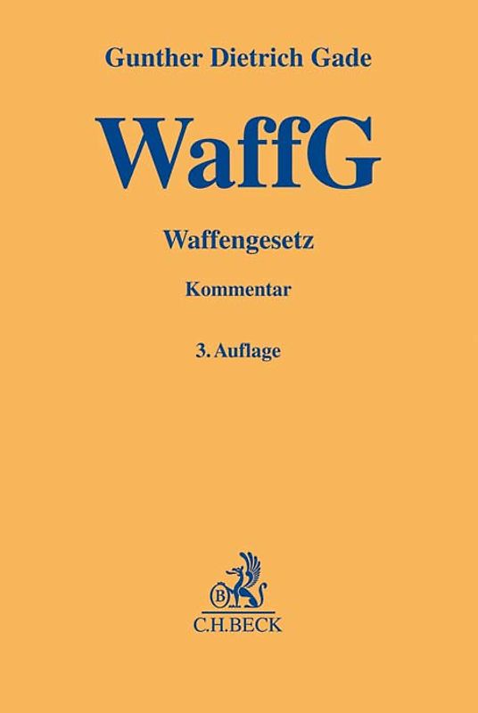 Waffengesetz. WaffG