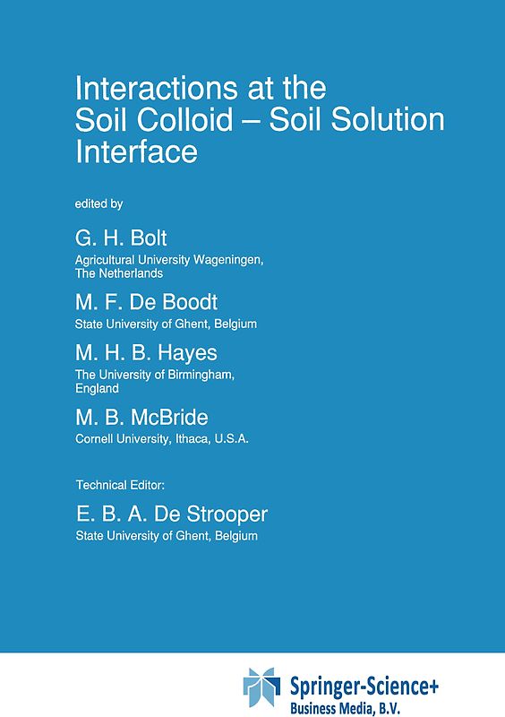 Interactions at the Soil Colloid