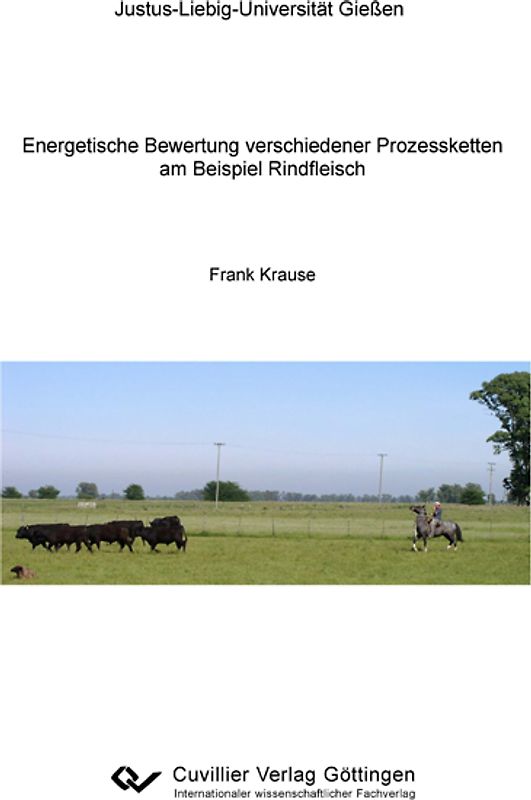 Energetische Bewertung verschiedener Prozessketten am Beispiel Rindfleisch