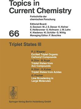 Triplet States III