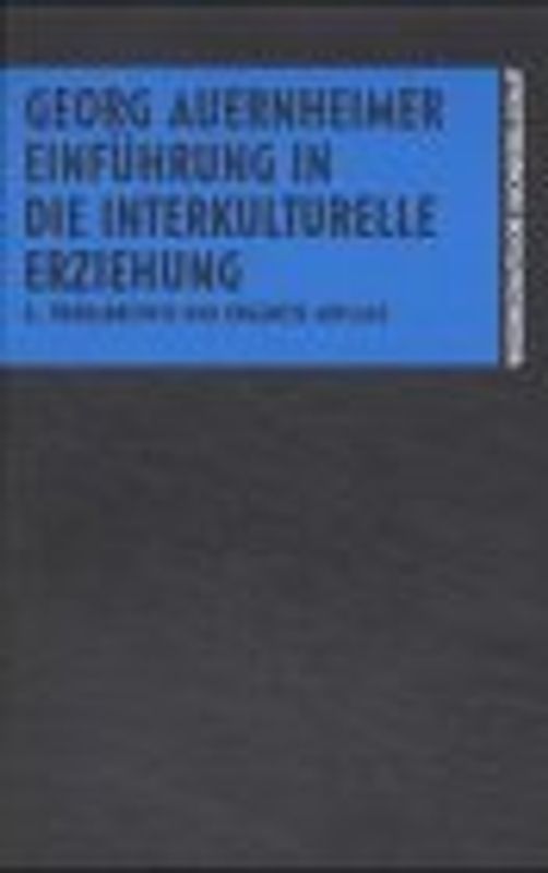 Einführung in die interkulturelle Erziehung