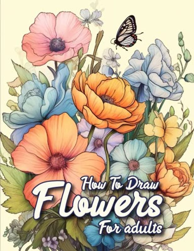 How to draw flowers for Adults: A beginner-friendly guide to drawing stunning floral art