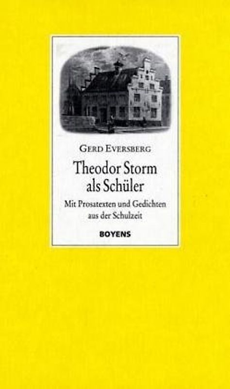 Theodor Storm als Schüler