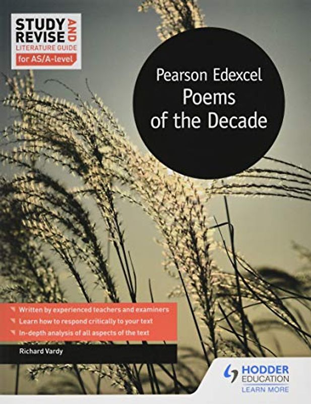 Study and Revise Literature Guide for AS/A-level: Pearson Edexcel Poems of the Decade