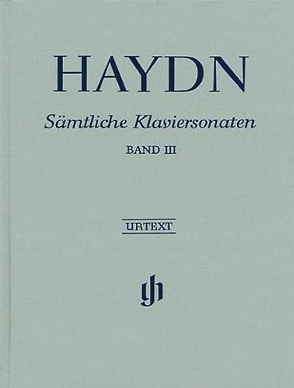 Sämtliche Klaviersonaten Band III; revidierte Urtextausgabe, Leinengebunden, mit Fingersätzen: Besetzung: Klavier zu zwei Händen (G. Henle Urtext-Ausgabe)