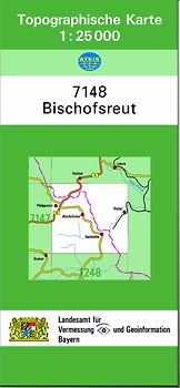 TK25 7148 Bischofsreut