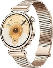 Image of Huawei Watch GT 6 41 mm roestvrijstalen kast goud met milanese bandje goud (Refurbished)