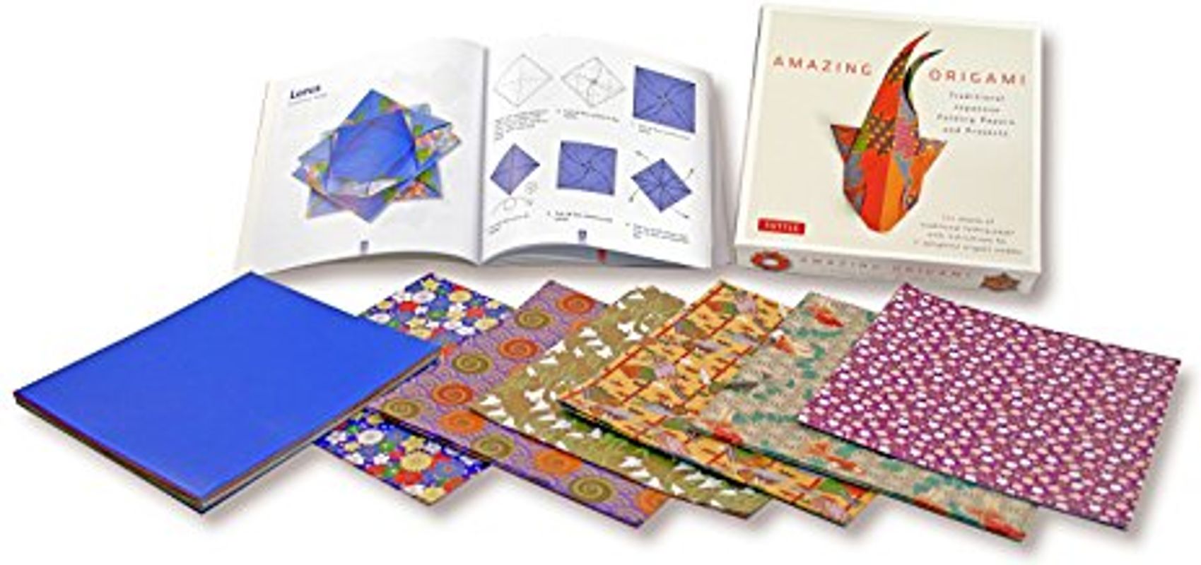Amazing Origami Kit: Traditional Japanese Folding Papers and Projects [144 Origami Papers with Book, 17 Projects]