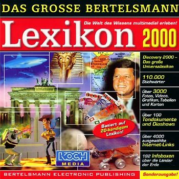 Das grosse Bertelsmann Lexikon 2000. CD- ROM für Windows 95/98/ NT4.0. Discovery 2000 - Das grosse Universallexikon. Sonderausgabe