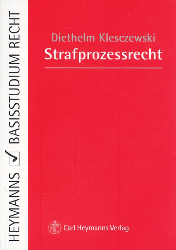 Strafprozessrecht
