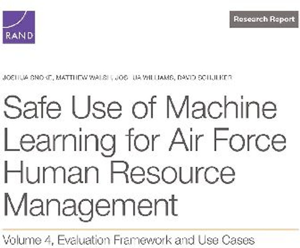 Safe Use of Machine Learning for Air Force Human Resource Management