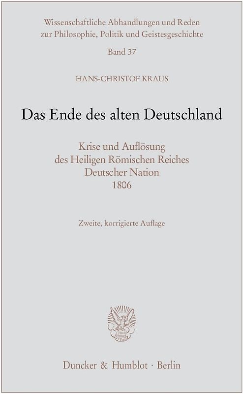 Das Ende des alten Deutschland.