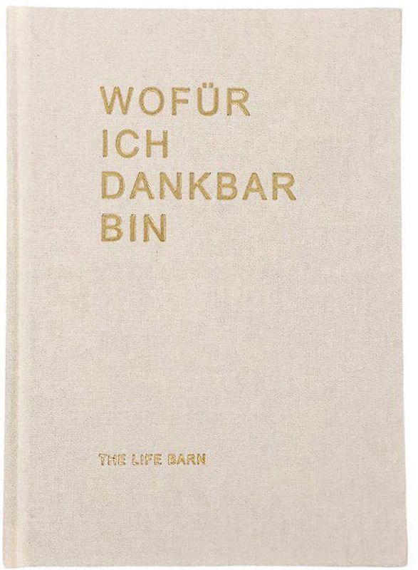 Dankbarkeitstagebuch Wofür Ich Dankbar Bin sand : A5 Tagebuch Leinen für Erfolg & Achtsamkeit Muttertag | Geschenk | Weihnachten