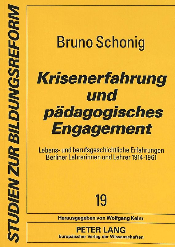 Krisenerfahrung und pädagogisches Engagement