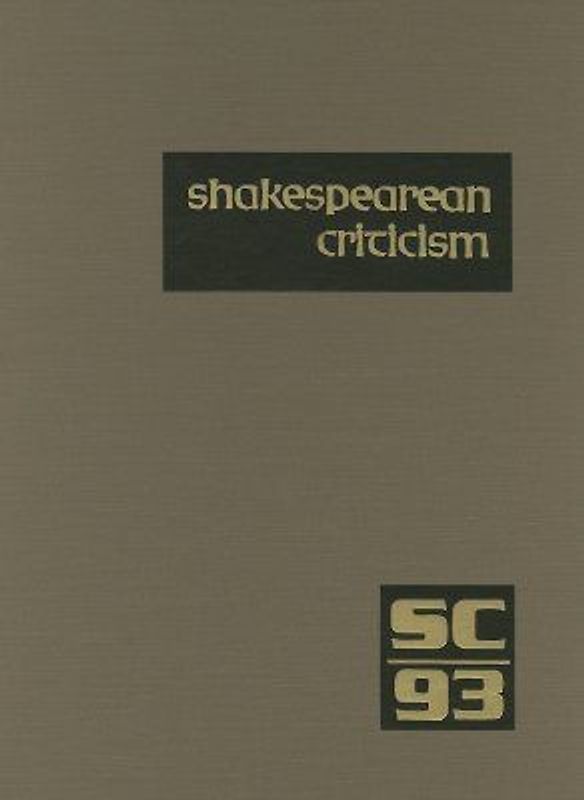 Shakespearean Criticism