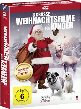 Drei große Weihnachtsfilme für Kinder [3 DVDs] DVD