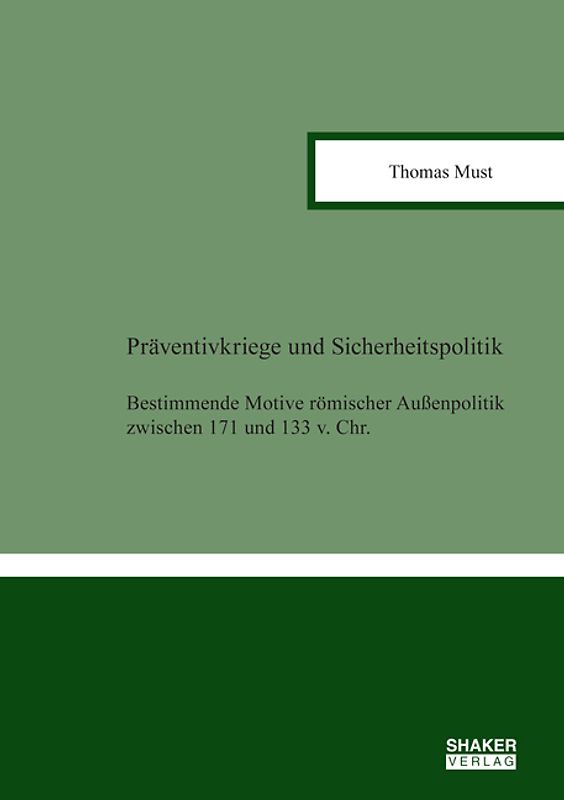 Präventivkriege und Sicherheitspolitik