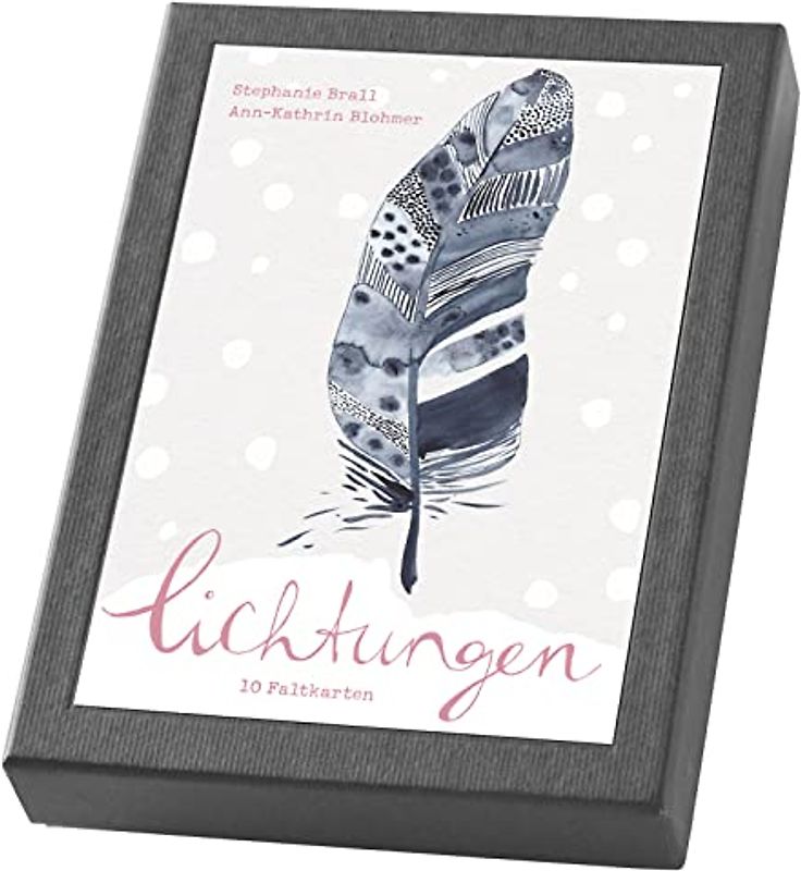 Lichtungen - Kartenset: 10 Weihnachts-Faltkarten im Schmuckkarton (Mit Herz und Hand gemacht)