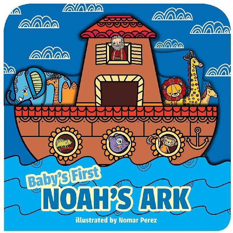 Baby's First Noah's Ark (a Boat-Shaped Novelty Board Book for Toddlers)