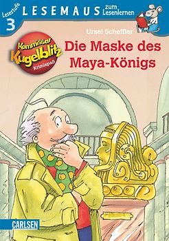 LESEMAUS zum Lesenlernen Stufe 3: VE 5 Kommissar Kugelblitz: Die Maske des Maya-Königs