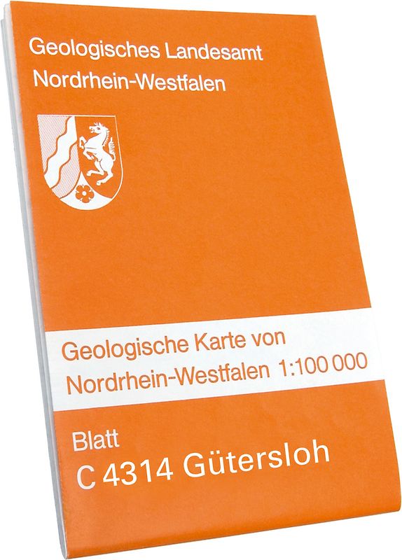 Geologische Karten von Nordrhein-Westfalen 1:100000 / Gütersloh