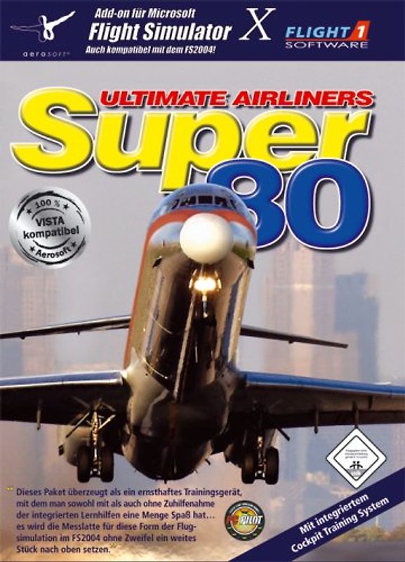 FSX AddOn: Flight 1 Ultimate Super 80 PC Spiele