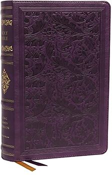 Kjv, Sovereign Collection Bible, Personal Size, Leathersoft, Purple, Thumb Indexed, Red Letter Edition, Comfort Print