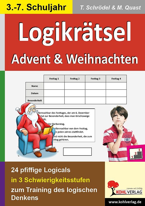 Logikrätsel Advent und Weihnachten
