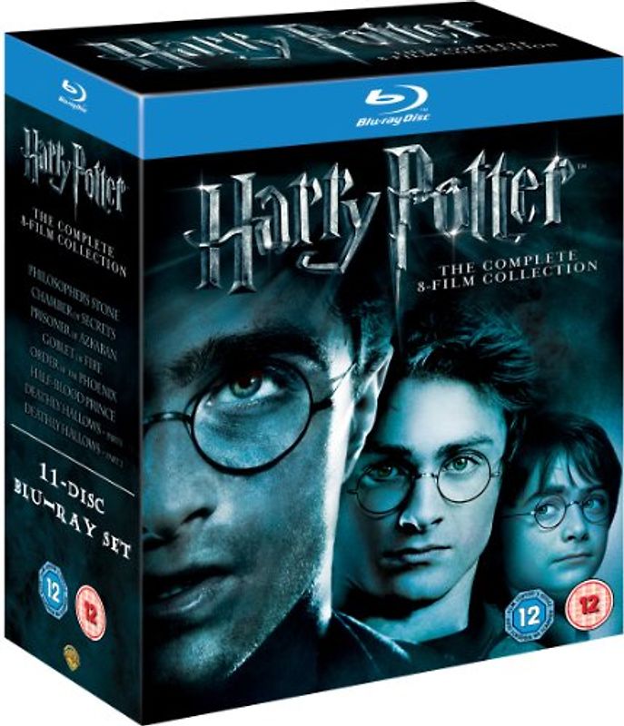 Harry Potter [The Complete 8-Film Collection, UK Import] Blu-ray Disc