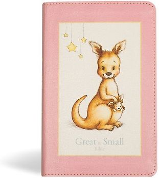 KJV Great and Small Bible, Pink Leathertouch