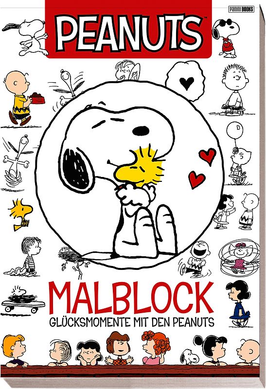 Peanuts: Malblock - Glücksmomente mit den Peanuts