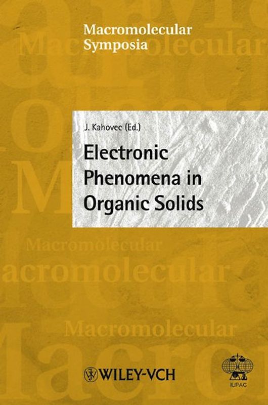 Electronic Phenomena in Organic Solids