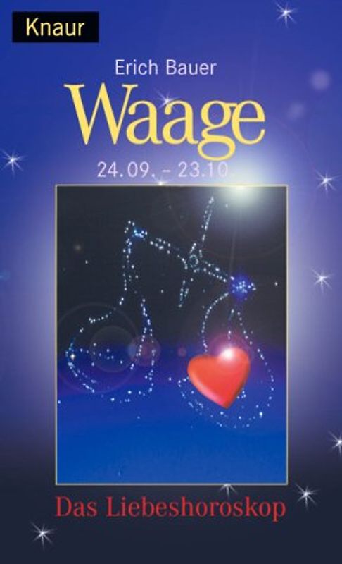 Das Sternzeichen der Liebe - Waage. (24.09.-23.10.)