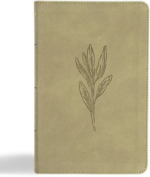 KJV Thinline Bible, Sage Suedesoft Leathertouch