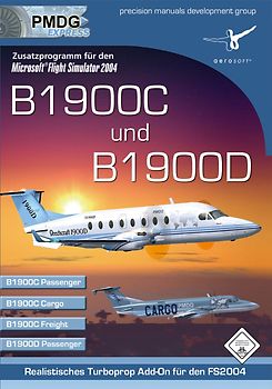 PMDG Express  B1900C & B1900D [Flight Simulator 2004 AddOn] PC Spiele