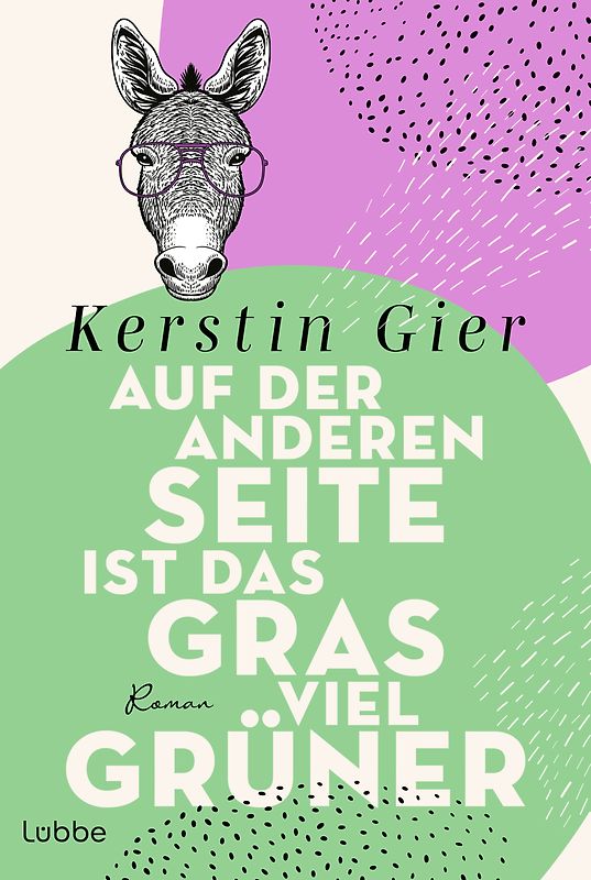 Auf der anderen Seite ist das Gras viel grüner