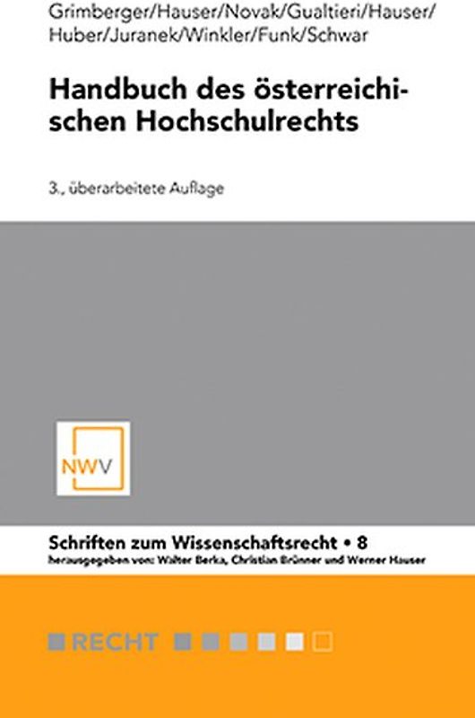 Handbuch des österreichischen Hochschulrechts