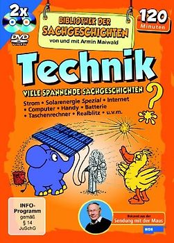 Bibliothek der Sachgeschichten: Technik 1 & 2 - Strom, Internet u.v.m. [2 DVDs] DVD