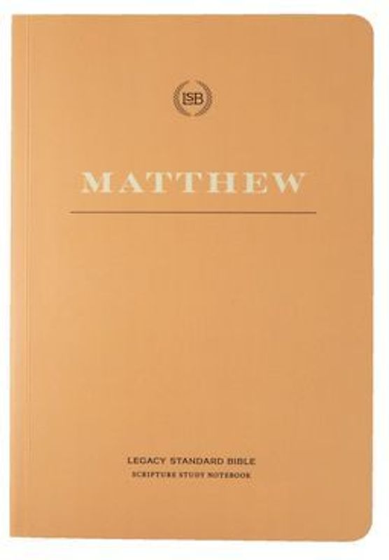 Lsb Scripture Study Notebook: Matthew