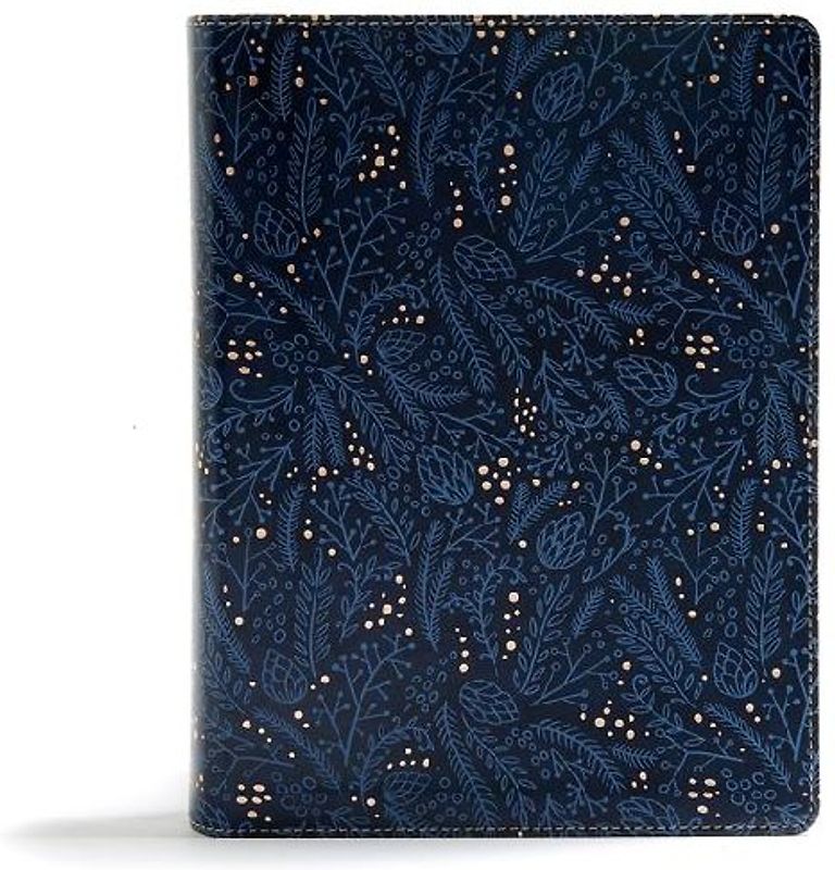 CSB Study Bible, Navy Leathertouch