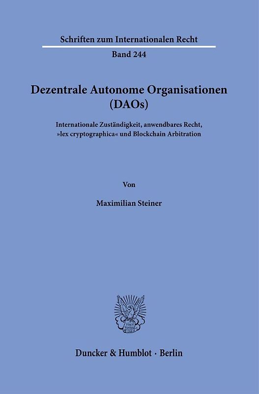 Dezentrale Autonome Organisationen (DAOs)