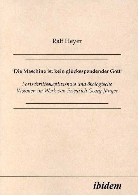 Die Maschine ist kein glücksspendender Gott