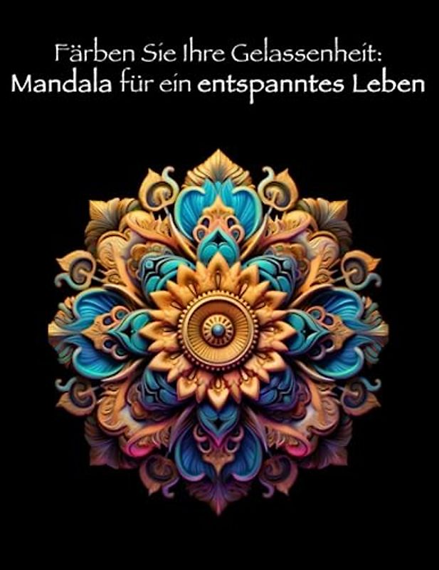 Färben Sie Ihre Gelassenheit, Mandala für ein entspanntes Leben: Ein Farberlebnis für Körper und Geist
