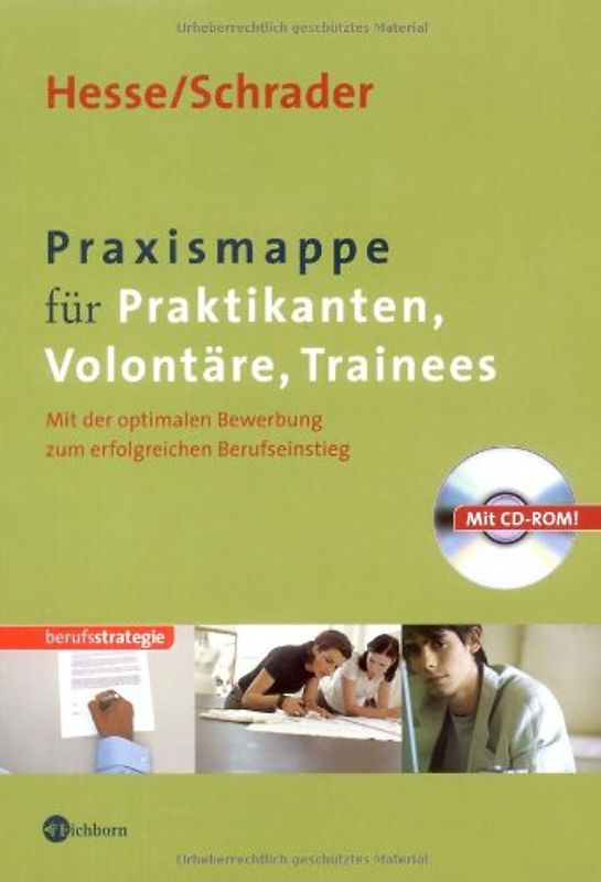 Praxismappe für Praktikanten, Volontäre, Trainees