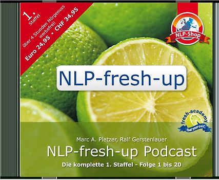 NLP-fresh-up Podcast 1. Staffel, Folge 1 - 20, (4 Audio-CDs)