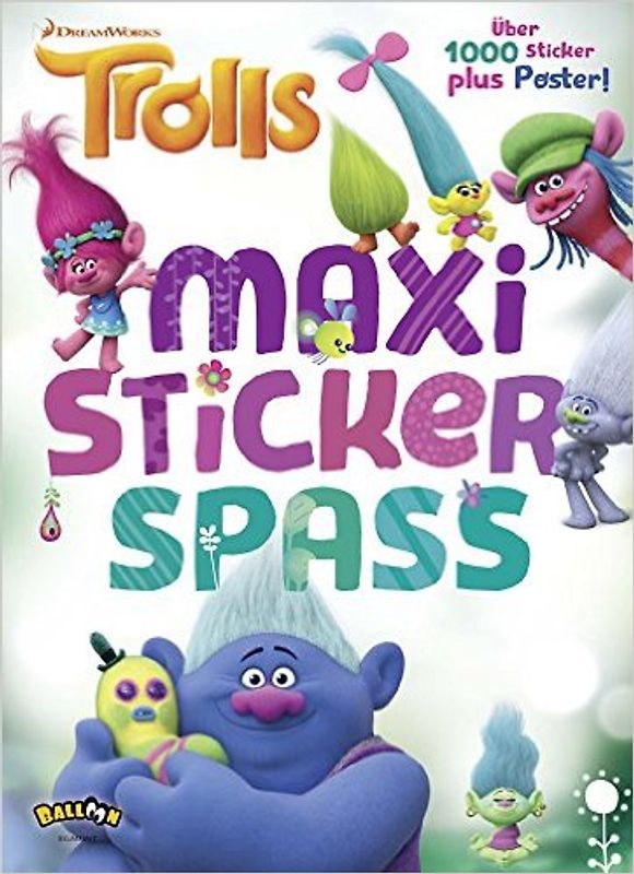 Trolls - Maxi-Stickerspaß