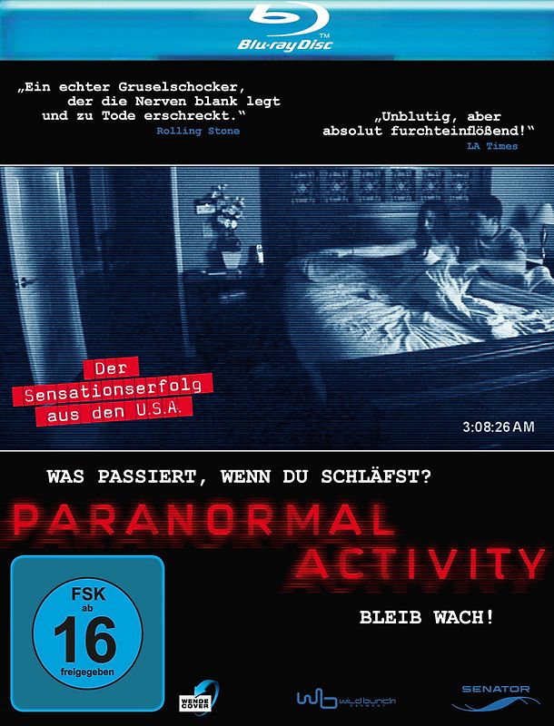 Paranormal Activity BD Blu-ray Disc