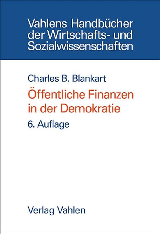 Öffentliche Finanzen in der Demokratie
