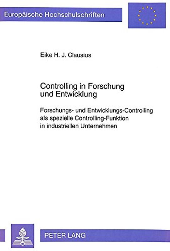 Controlling in Forschung und Entwicklung